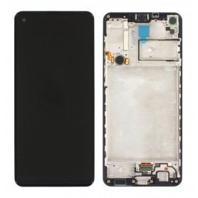 Display Samsung A21s, A217, Negru , GH82-23089A (Service Pack)