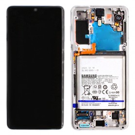 Display Samsung S21, G991, Alb, GH82-24716C (Service Pack)