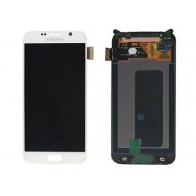 Display Samsung S6, G920, Alb, GH97-17260B (Service Pack)