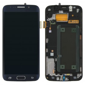 Display Samsung S6 Edge, G925, Negru, GH97-17162A (Service Pack)