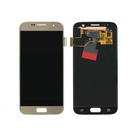 Display Samsung S7, G930F, Gold, GH97-18523C (Service Pack)