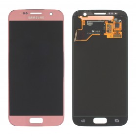 Display Samsung S7, G930, Pink, GH97-18523E (Service Pack)