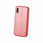 Husa Piele Ecologica OEM Elegance Pentru Samsung Galaxy A10 A105, Rosie