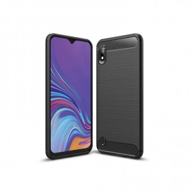 Husa TPU OEM Carbon Pentru Samsung Galaxy A10 A105, Neagra